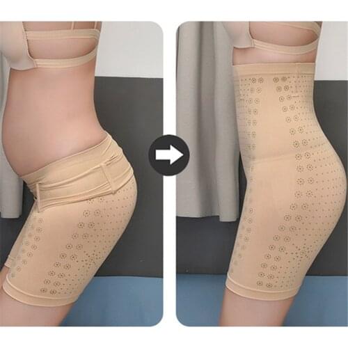 2 pcs High Waist Panty Mid Thigh Body Shaper Bodysuit Shaping Lady Hip Lifting Slimming Shapewear for Women Tummy Control Shorts