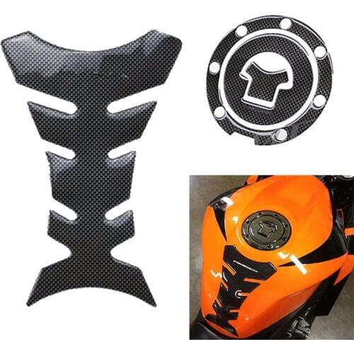 3D Carbon Fiber Fishbone Stickers Car Motorcycle Tank Pad Tankpad Protector For Honda CBR600 CBR954 CBR1000 CB900 CBR250 CB600