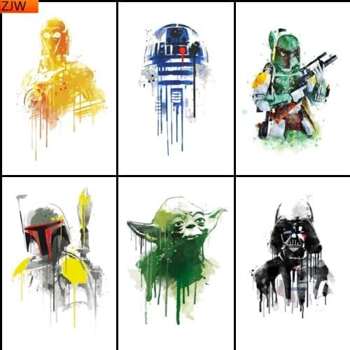 5D DIY Full Diamond Embroidery Disney Das Vader Yoda Movie Diamond Painting Diamond Mosaic Cross Stitch Kits Room Decor