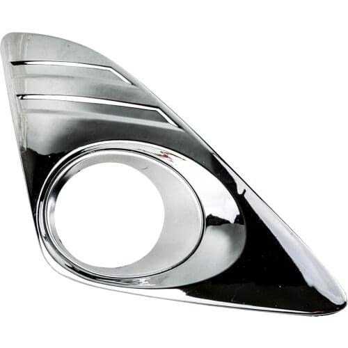 Car Accessories Silver Exterior Front Right Fog Lamp Light Grille Cover ABS Fit for Toyota Camry 2012 2013 2014