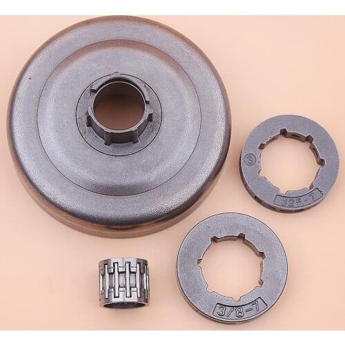 Clutch Drum Sprocket Rim Bearing Kit For Husqvarna 455 460 Rancher Chainsaw 3/8" .325" 537291602