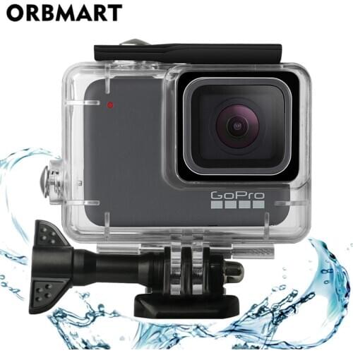 45M Waterproof Housing Case for GoPro Hero 7 Silver White Diving Underwater Dive Bag Cover for Go Pro Hero7 Filter Accessories