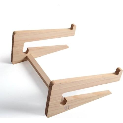 Wooden Disassembly And Assembly Notebook Computer Cooling Bracket Desktop Support Frame Desktop Ornaments
