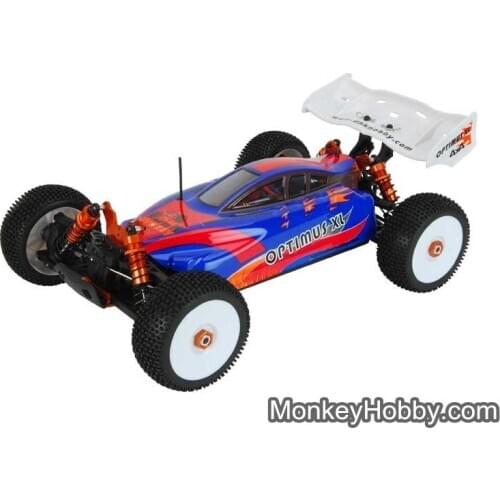 DHK 8381 1/8 Optimus XL 4WD EP RC Buggy Frame without any electricons, New Red body