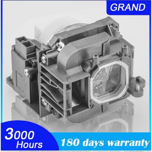 HAPPYBATE NP-P474U P554U P474W P554W NP-P474W Replacement Projector Lamp with Housing for NEC NP44L Bare Bulb with 180 days