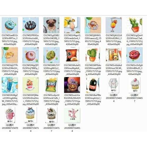 Pocket water soluble aida kits Cross Stitch Refrigerator magnet Plastic Needlework Embroidery Crafts Cross-Stitching Kit-3TH