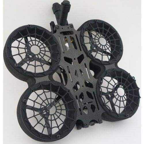 Carbon fiber freestyle quadcopter frame kit 3 inch ducted aircraft rack accessories