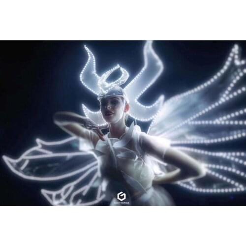 Custome LED Insect Theme Party Illuminated Costumes Dragonfly Butterfly Fairy cosplay Costume