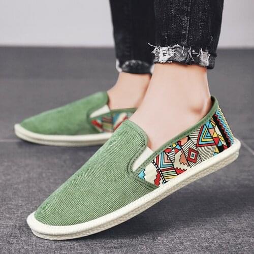 Summer Men Canvas Shoes Breathable Casual Shoes Men Loafers Comfortable Driving Shoes Ultralight Lazy Boat Shoes 39 s sneakers