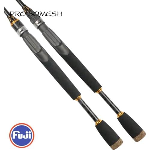 Pro Bomesh Fuji VSS Reel Seat EVA Spinning Handle Kit 4Axis Woven Locking Nut DIY Fishing Rod Building Component Accessory