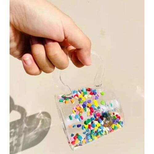 Super Cute Double-layer Heat-resistant Glass Magic Cup Heart Mug Tumbler Stone Creative Gift Drinking Water Mug Bobo Cup