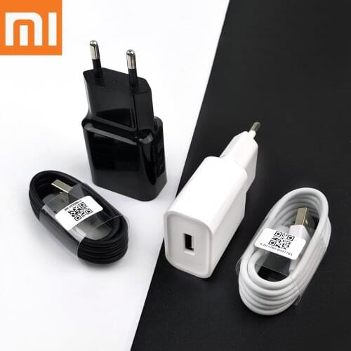 Original XiaoMi Charger 10W Redmi 4x 6a 7a 5 plus 5V 2A EU Wall Micro usb cable Charge adapter for mi a2 lite redmi note4 4x 5 6