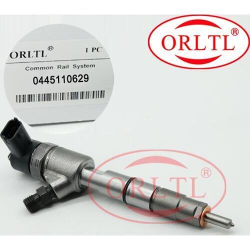 ORLTL 0 445 110 629 New Fuel Injectior 0445110629 Common Rail Diesel Injector Assy 0445 110 629 Auto Engine Diesel Injector