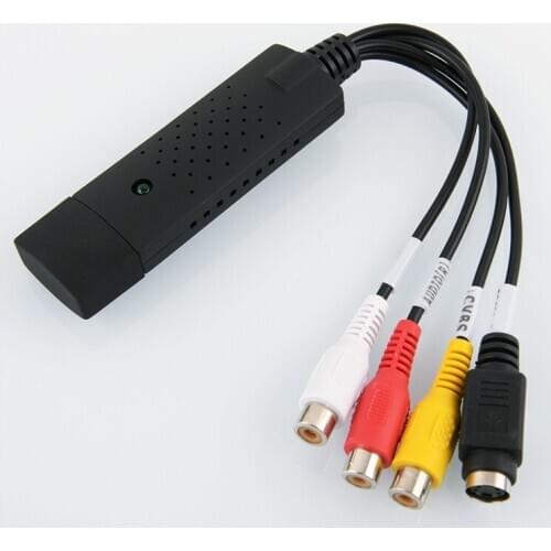 USB 2.0 Audio/Video Converter - Digitize and Edit Video from Any Analog Source Including VCR, VHS, DVD