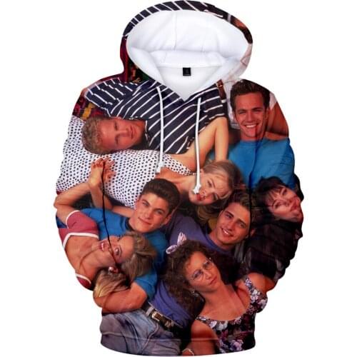 Print Beverly Hills 90210 Luke Perry Hoodies Mannen/vrouwen Sweatshirts Herfst Hoodies Hoge Kwaliteit Kleding Jongen Top Hip Pop