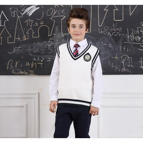 2016 fall new arrival boys vest sweater sleeveless kids winter pulllover boys jumper size 6-15t children tops