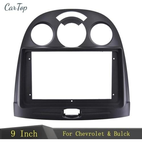 9 Inch Car Radio Fascia Dashboard Installation Refitting Trim Kit Frame GPS Bezel For Chevrolet Lacetti J200 BUICK Excelle Hrv