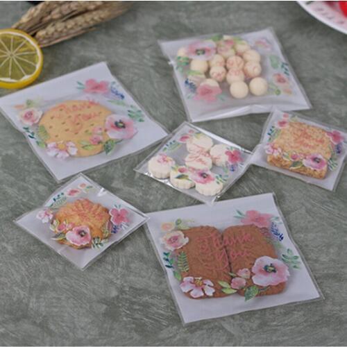 Baking Packaging Bag Transparent Biscuit Self-Adhesive Bag Food Bag Trial Loading Handmade Soap Sample Packaging Bag