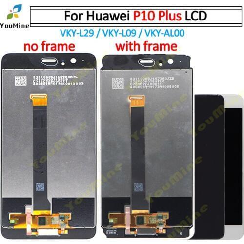 Touch Screen For Huawei P10 PLUS LCD Display Digitizer Sensor Glass Panel Assembly with Home Button For huawei p10 plus lcd
