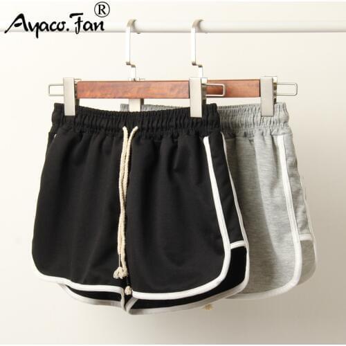 2021 Woemen Shorts Summer Sports Patchwork Elastic Skinny Soft Women Shorts for Girls Students Lady Casual Slim Running Shorts