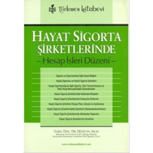 Life Insurance Companies Account Works Scheme Hüseyin Akay Turkmen Bookstore (TURKISH)