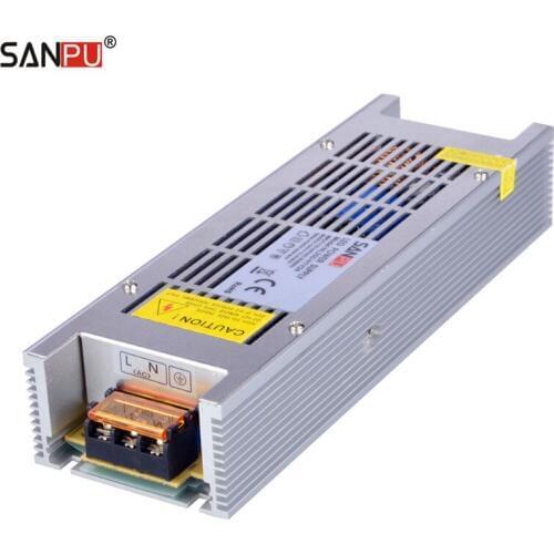SANPU SMPS 250w 24v LED Power Supply 10a Constant Voltage Switch Driver 220v 230v ac/dc Lighting Transformer No Fan Indoor 240w