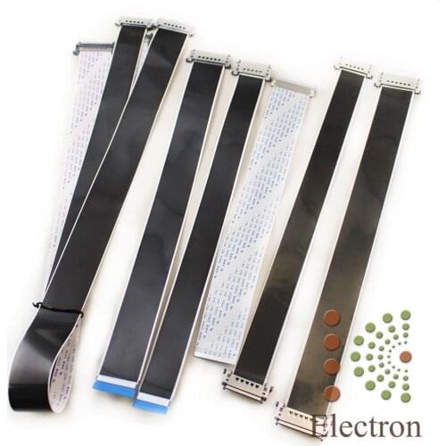 7pcs 4K HD Panel Common Universal FFC Cable for Backlight TV Monitor Screen 51pin 41pin 30pin high quality