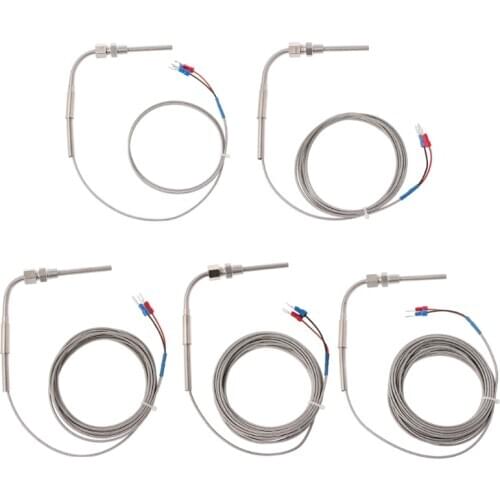 1/2/3/4/5m EGT Temperature Sensors Thermocouple K Type For Motor Exhaust Gas Temp Probe