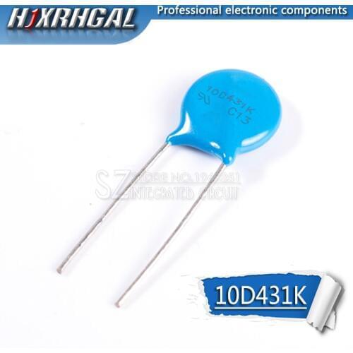 1PCS varistor 10D431K 430V piezoresistor 10D431 hjxrhgal