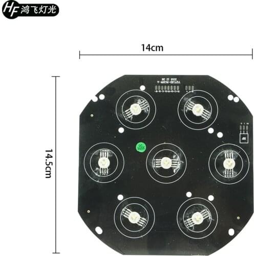 7X12W LED Light board rgbw 4in1 led par light Bare board 24V