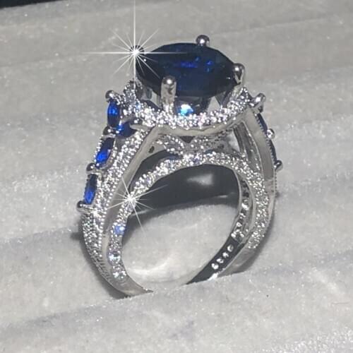 Кольца с сапфирами Choucong China At AliExpress