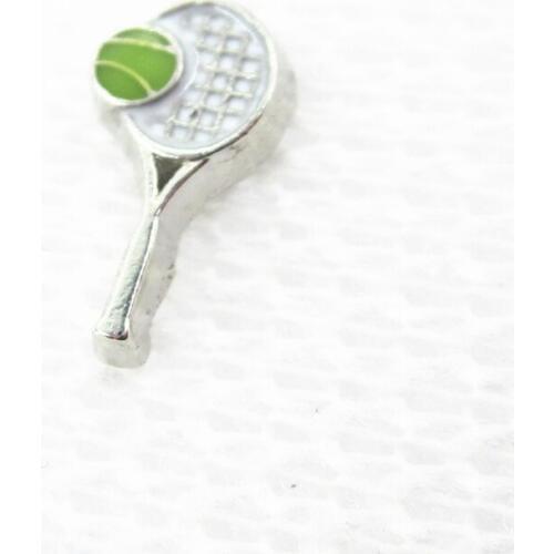 Hot Selling 20pcs/lot Tennis Floating Charms Living Glass Memory Lockets Floating Charms DIY Jewelry Accessory