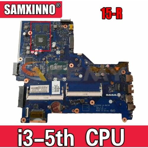 802302- For HP Pavilion 15-R LA-B972P 802302-001 SR23Z i3-5010U N15V-GM-S-A2 Notebook motherboard Mainboard full test 100% work