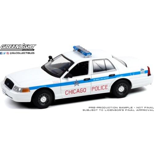 GreenLight 1:24 2008 FORD CROWN VICTORIA INTERCEPTOR 85533 Metal Diecast Alloy toy cars Model Vehicles For Children Boys gift