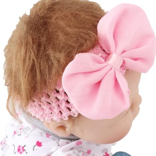 Fashion Baby Chiffon Flower Headbands Photography Props Bow Accessories sequins large flowers Elasticity Elegant baby hair band