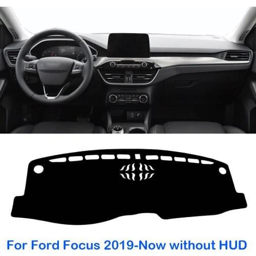 Anti-Slip Mat For Ford Focus 2019-Now without HUD DashMat Sun Dashboard Mat Cover Pad Car Interio