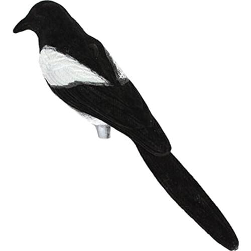 Magpie Realistic 1Pc Hunting Magpie Bait Decoy Shooting Trap Pest Control Garden Scarer Scarecrow for Yard Field Ornament Decor