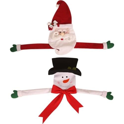 Adornos Navidad 2022 Christmas Snowman Top Decoration of Christmas Tree New Year Party Ornaments For Home Hotel Market School