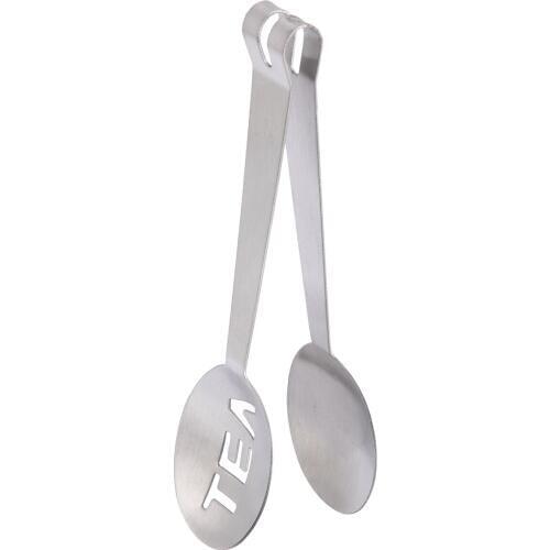 Stainless Steel Teabag Tongs Quality Tea Bag Squeezer Holder Clip Herb Grip Hot Resistant Easy Kitchen Teaware Tool