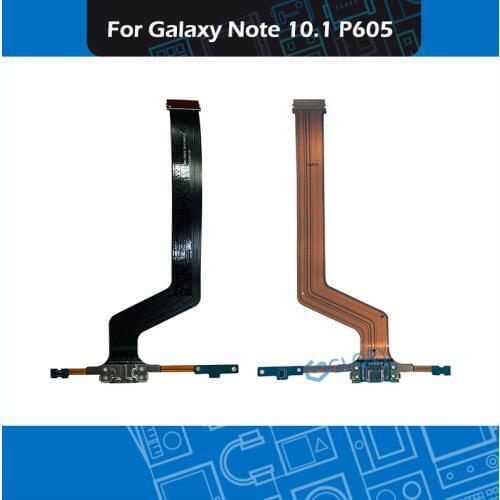 SM-P605 REV 0.8 USB Charging Port Connector Charger Dock Flex Cable For Samsung Galaxy Note 10.1 P605 P600 P601
