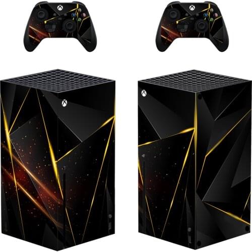 Geometric Fragment Style Xbox Series X Skin Sticker for Console & 2 Controllers Decal Vinyl Protective Skins Style 1