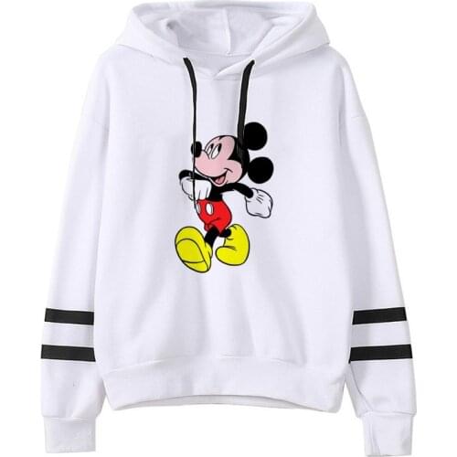 Mickey Mouse Minnie Mouse HAKUNA MATATA Lion King Spring Autumn Cartoon Hoodies Sweatshirt Women Casual Hooded Pullover Female