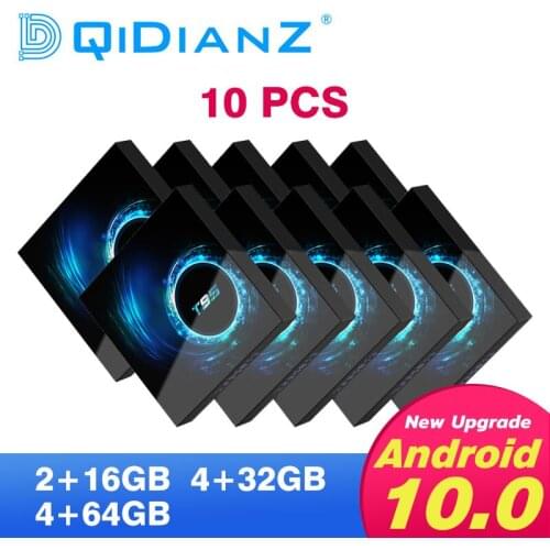 T95 10pcs TV Box Andriod 10 4GB 32GB 64GB tv box Allwinner H616 Quad Core 1080P H265 4K android tv Set Top Box Media Player iptv