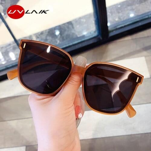 UVLAIK Women Polarized Sunglasses 2021 Trend Classic Round Sun Glasses Mens Driving Shades Eyeglasses Female Vintage Sunglass