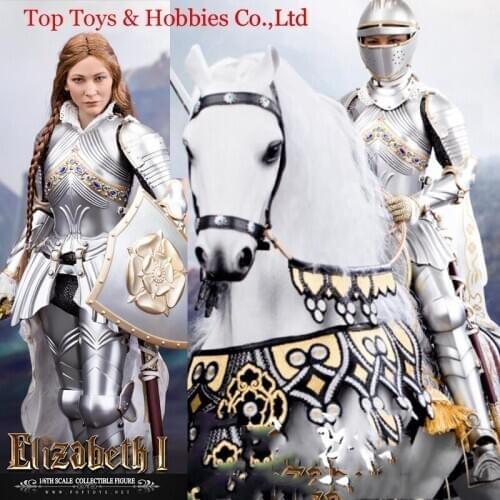 In stock full set doll figure POPTOYS EX027 1/6 Queen and Elizabeth Movie Ver/Deluxe Ver./War Horse