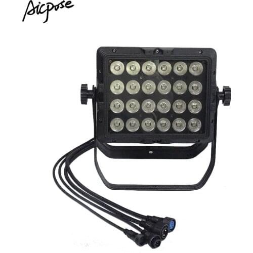 IP65 Waterproof Wall Washer 24x18w RGBWA UV 6in1/RGBW 4in1/RGBWA 5in1 Led Outdoor Rainproof Stage Light Square Par Light