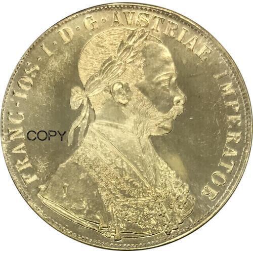 Austrian 4 Ducat Franz Joseph I Gold coin 1913 Brass Metal Copy Coin Commemorative COINS