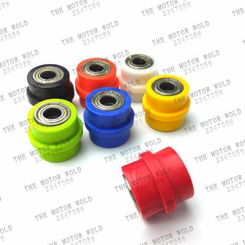 10mm Drive Chain Roller Tensioner Bike Pulley Wheel Slider Guide For Street Enduro Motorcycle Motocross ATV CRF CR XR YZ WR