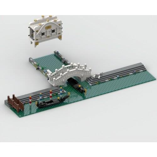10262Pcs MOC-84806 Venice Palaces and Bridges Combination Venetian Building Block (Designed and licensed by Cvanhulle)