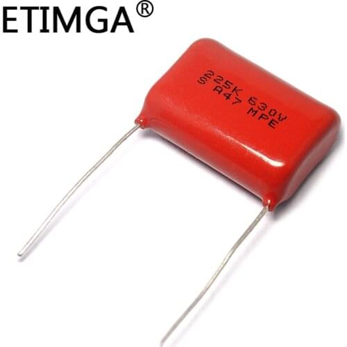 2PCS/LOT CBB Capacitor 630V 225K 2.2uf 630V/225 Polypropylene Film Capacitor